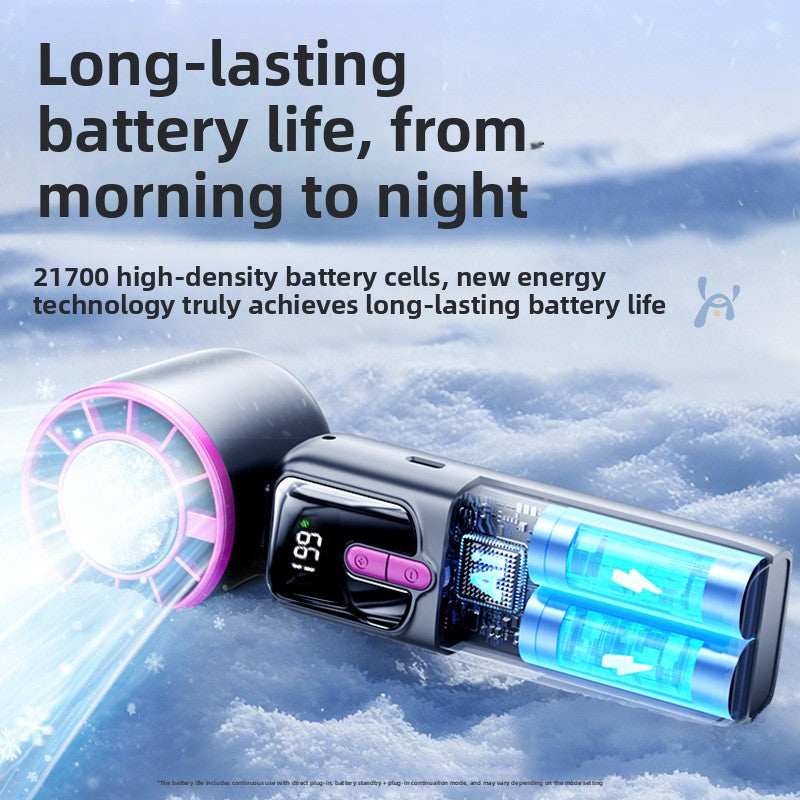 Rechargeable Cooling Fan - Digital Display
