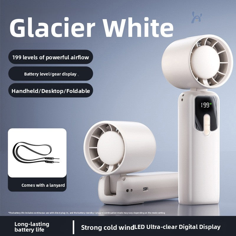 Rechargeable Cooling Fan - Digital Display