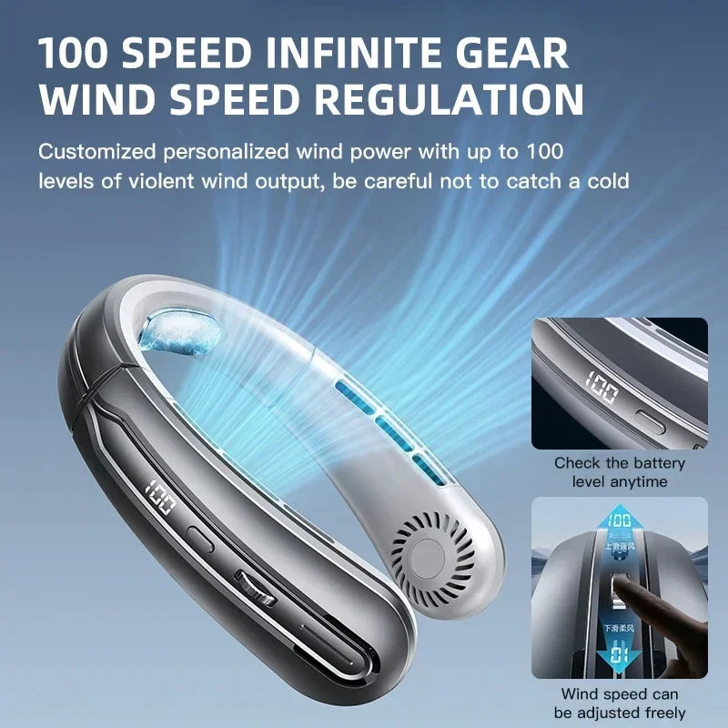 Rechargeable Neck Fan